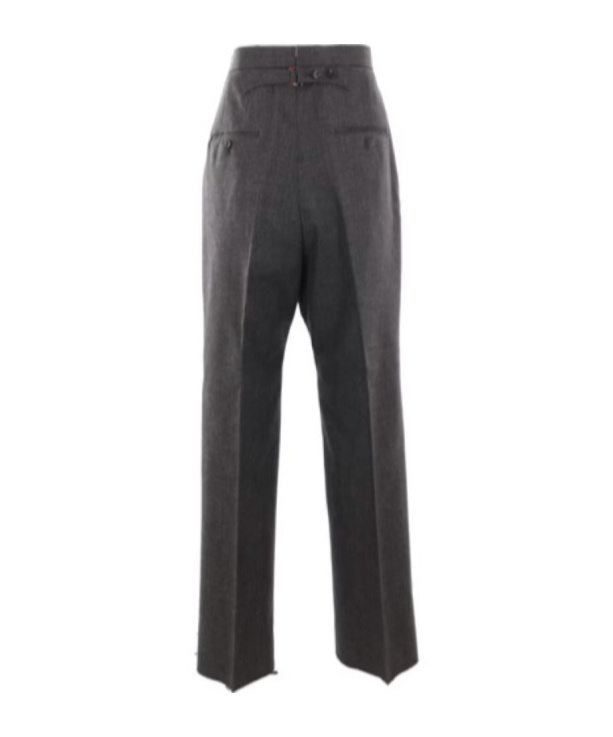Thom Browne Mid-rise Slim-fit Tailored Trousers In Black