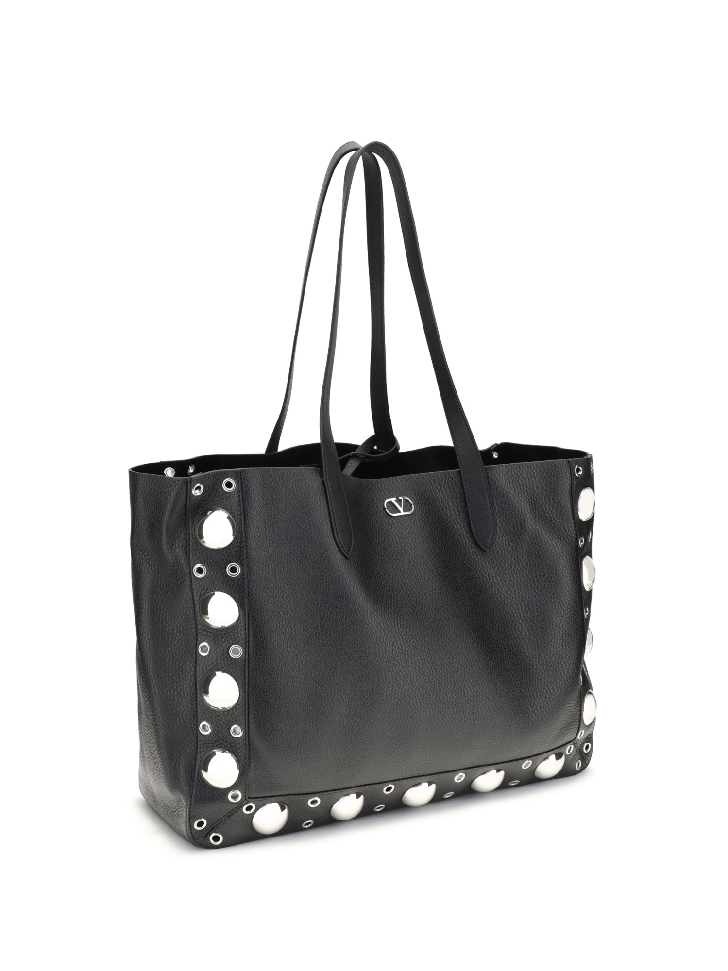 Valentino Nellcote Large Tote In Black