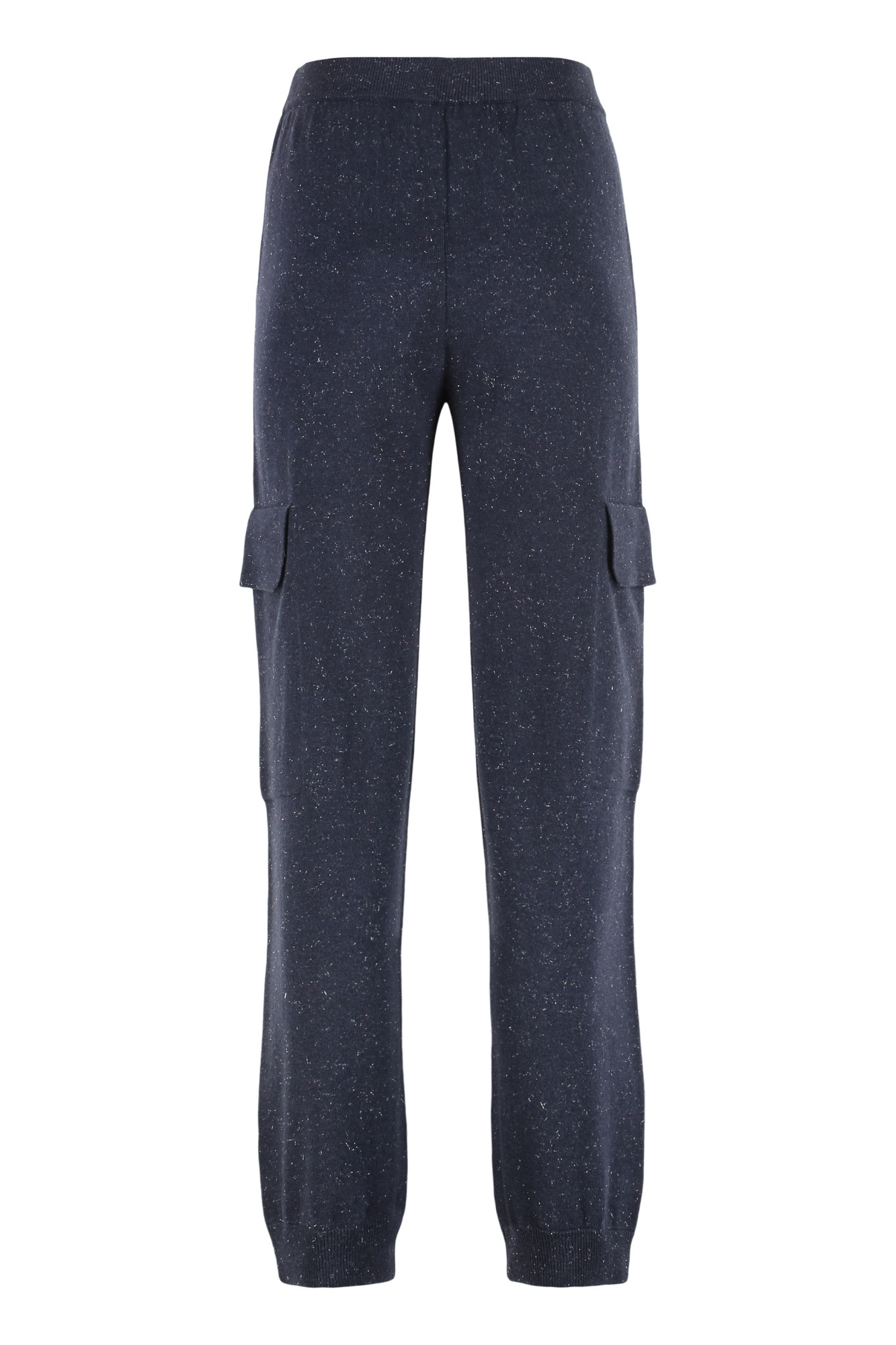 Peserico Stretch Waist Casual Pants In Black