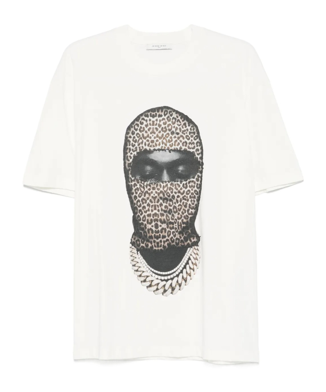 Ih Nom Uh Nit Leopard Mask T-shirt In Black