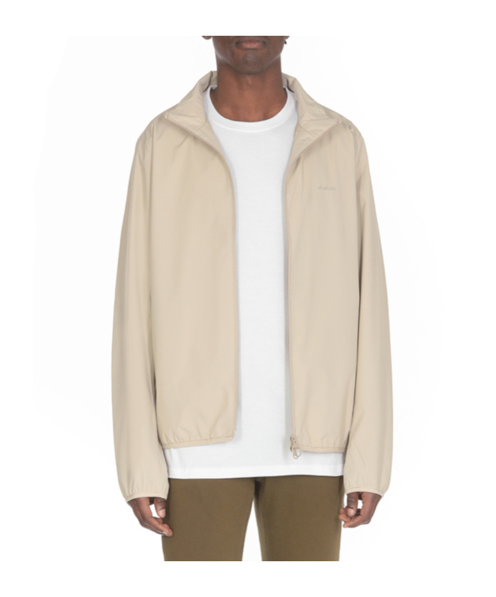 BARBOUR BARBOUR LOGO EMBROIDERED ZIPPED JACKET