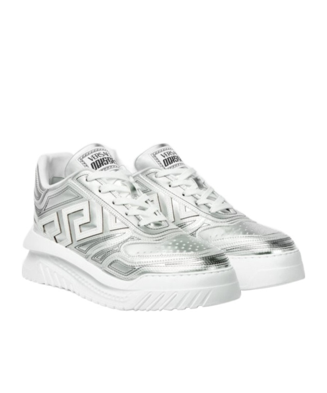 Versace Odissea Low Top Sneakers In Gray