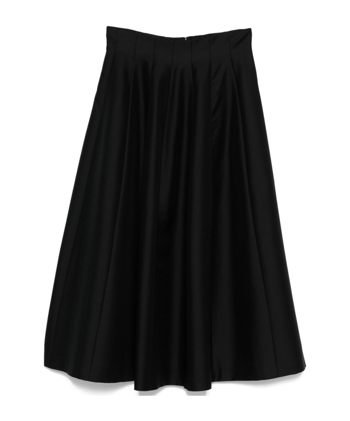 Alberta Ferretti Alberta Ferreti Silk Skirt In Black