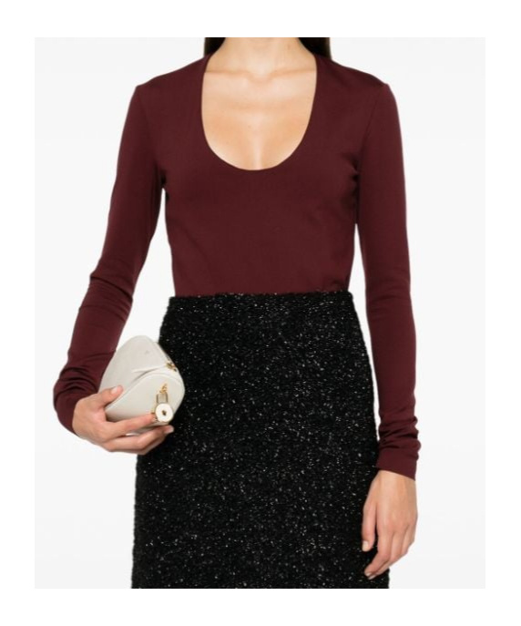 Philosophy Di Lorenzo Serafini Long-sleeved T-shirt In Brown