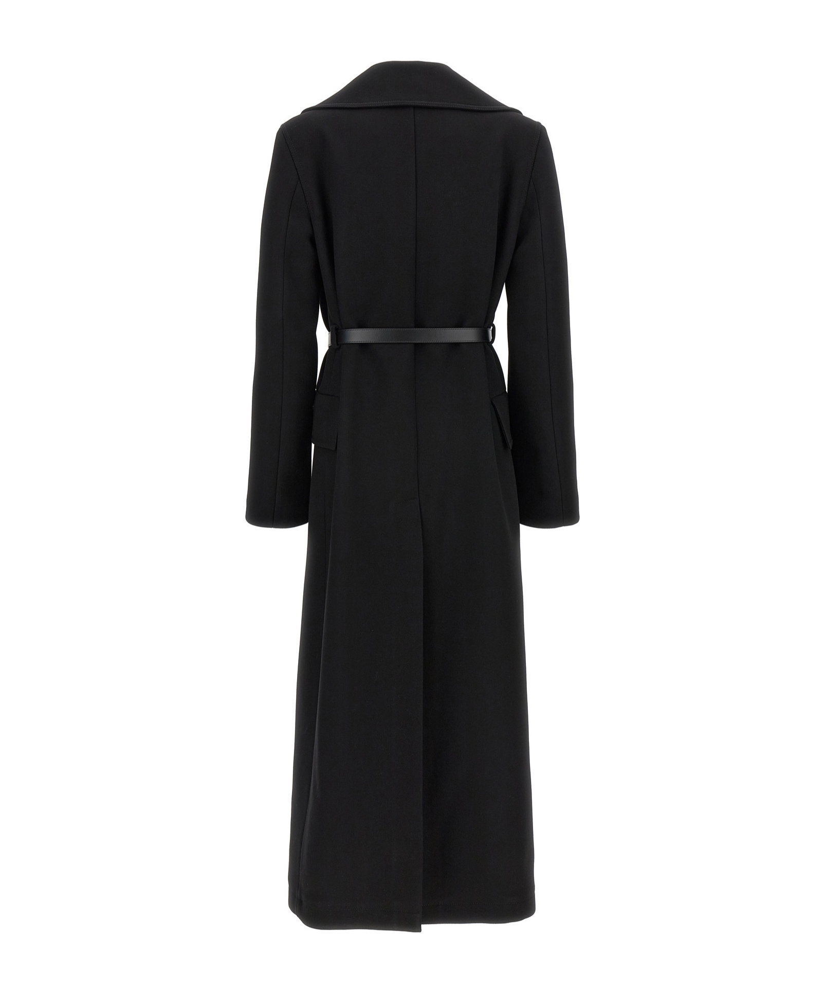 Jil Sander Women Double-breasted Coat In Black