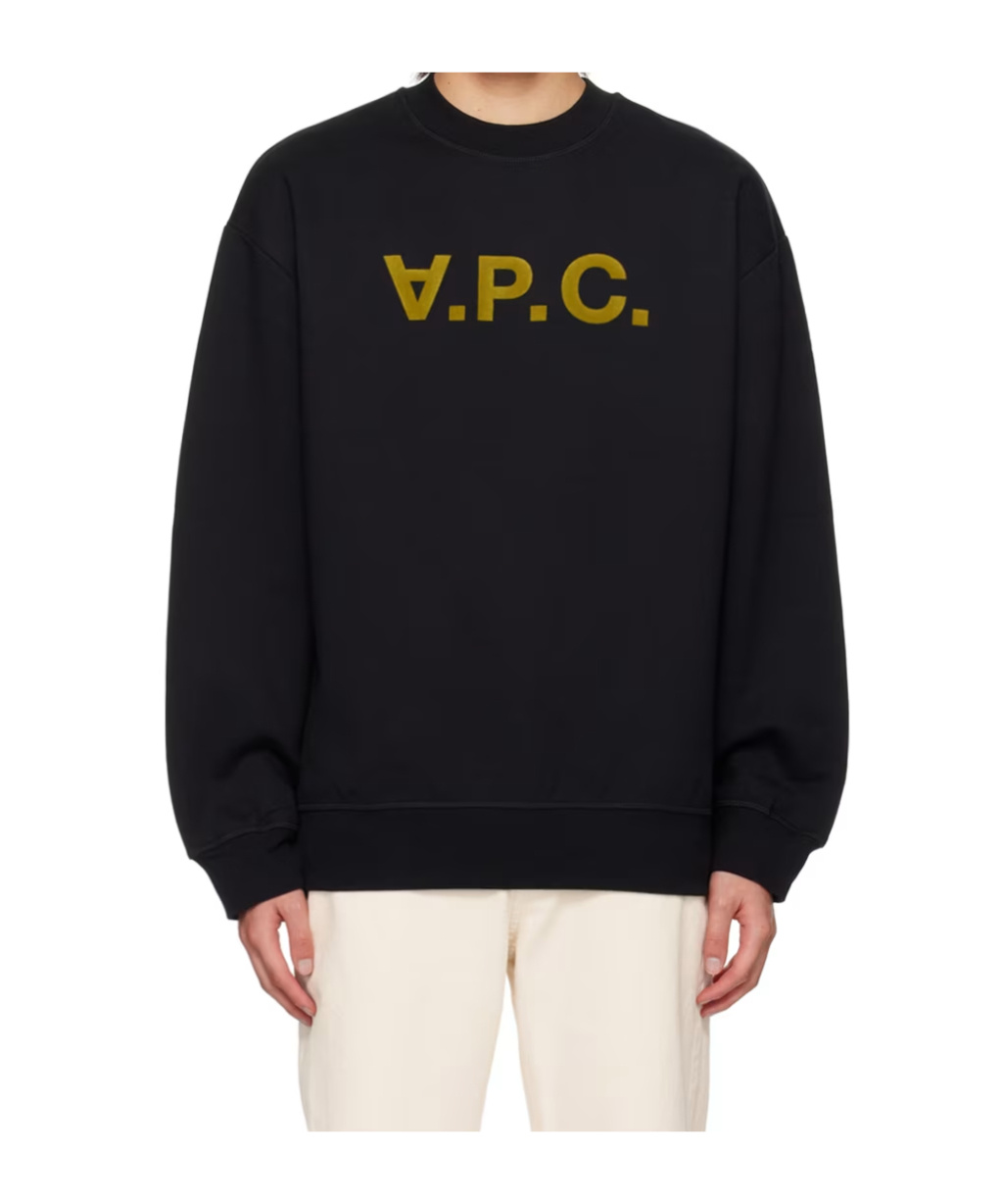 Apc A.p.c. Standard Grand Vpc Oversize Sweatshirt In Black