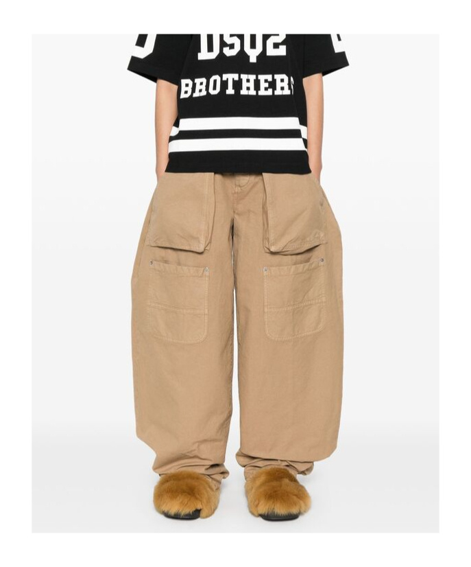 Dsquared2 Belt-loop Casual Pants In Nude