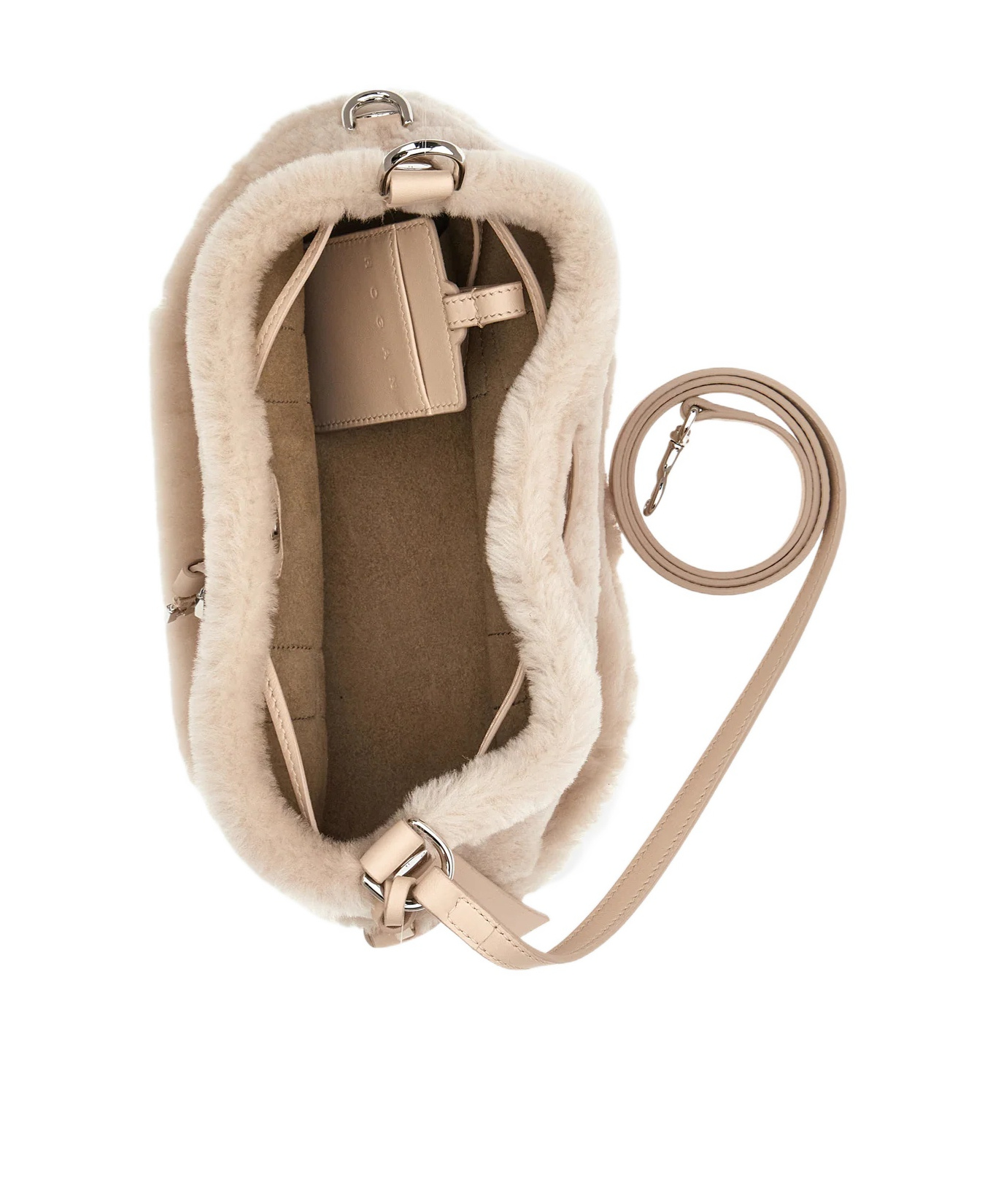 Hogan Hocket Bucket Bag In White