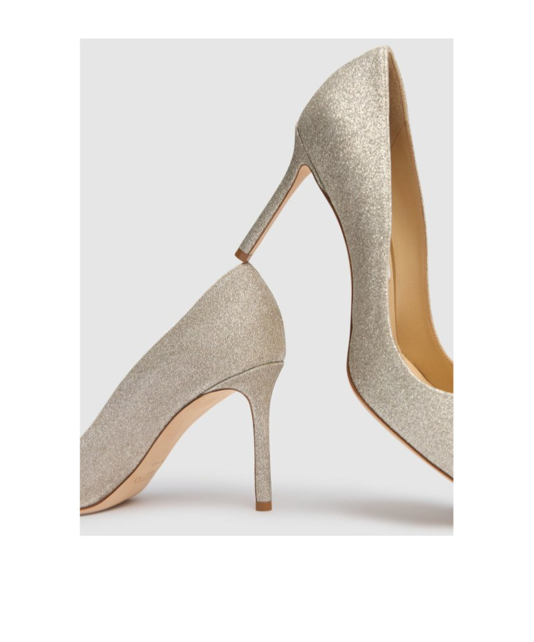Jimmy Choo Romy 85 Dusty Glitter Pumps Women In Multi