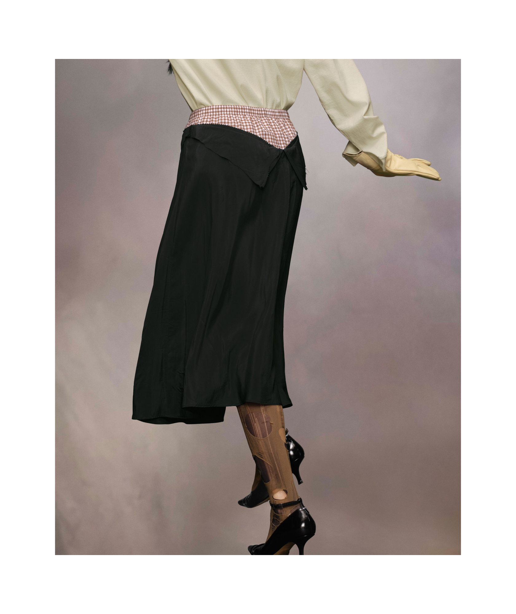 Maison Margiela Anonymity Of The Lining Skirt In Black