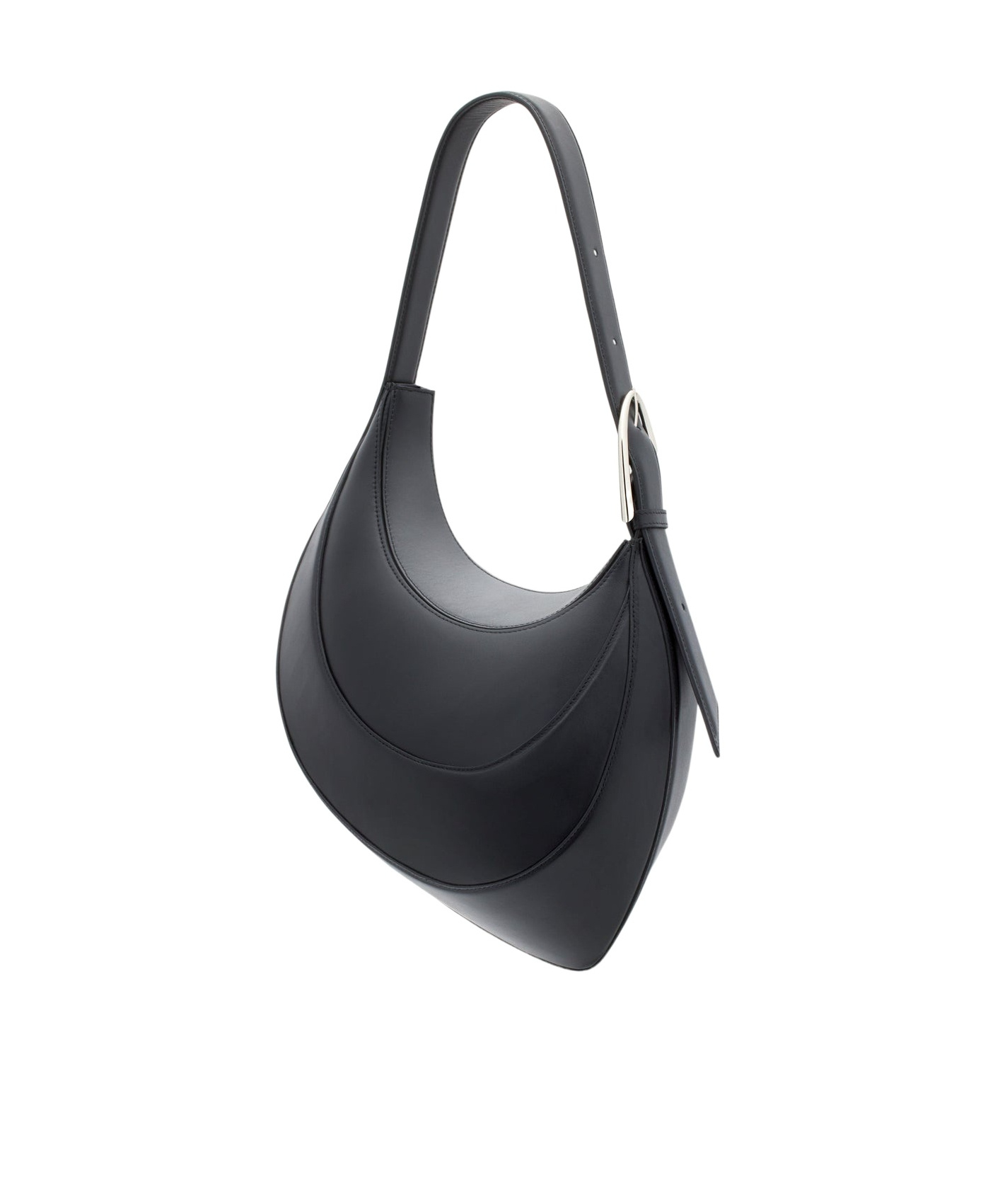 MUGLER SPIRAL CURVE SHOULDER BAG