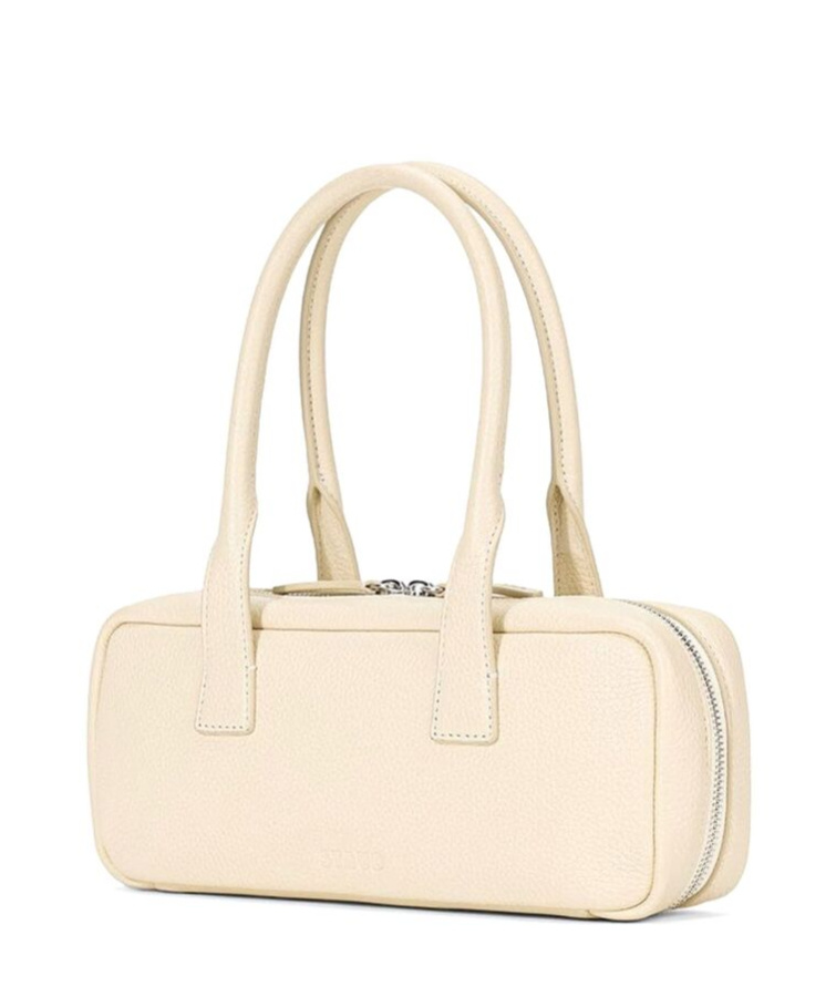 Staud Double Handle Shoulder Bag In Nude