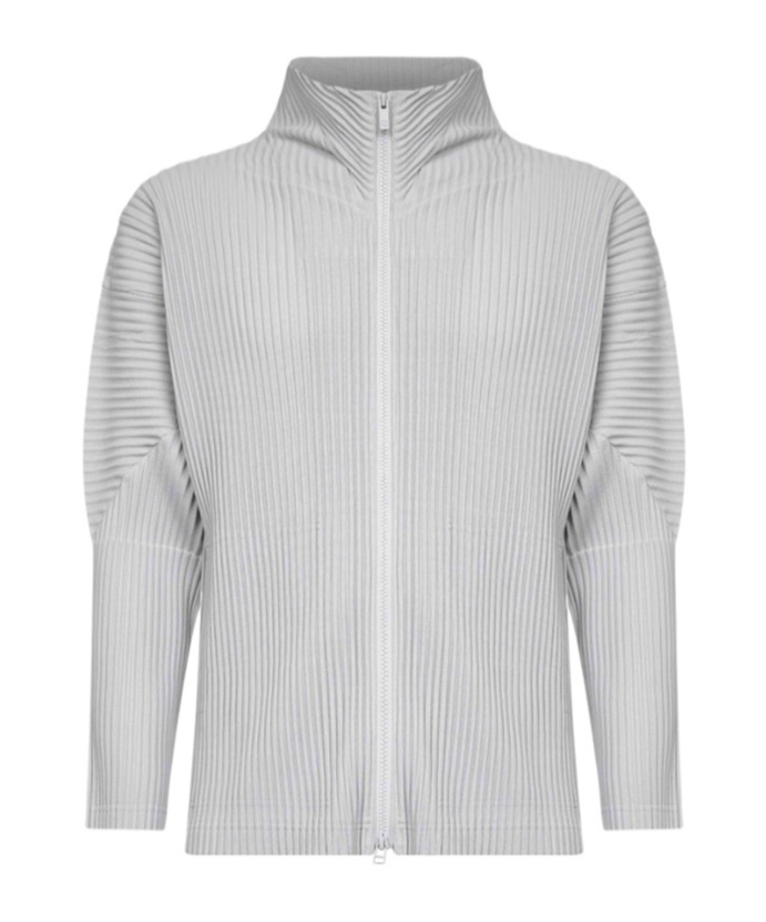 Issey Miyake Long-sleeved Knitted Cardigan In White