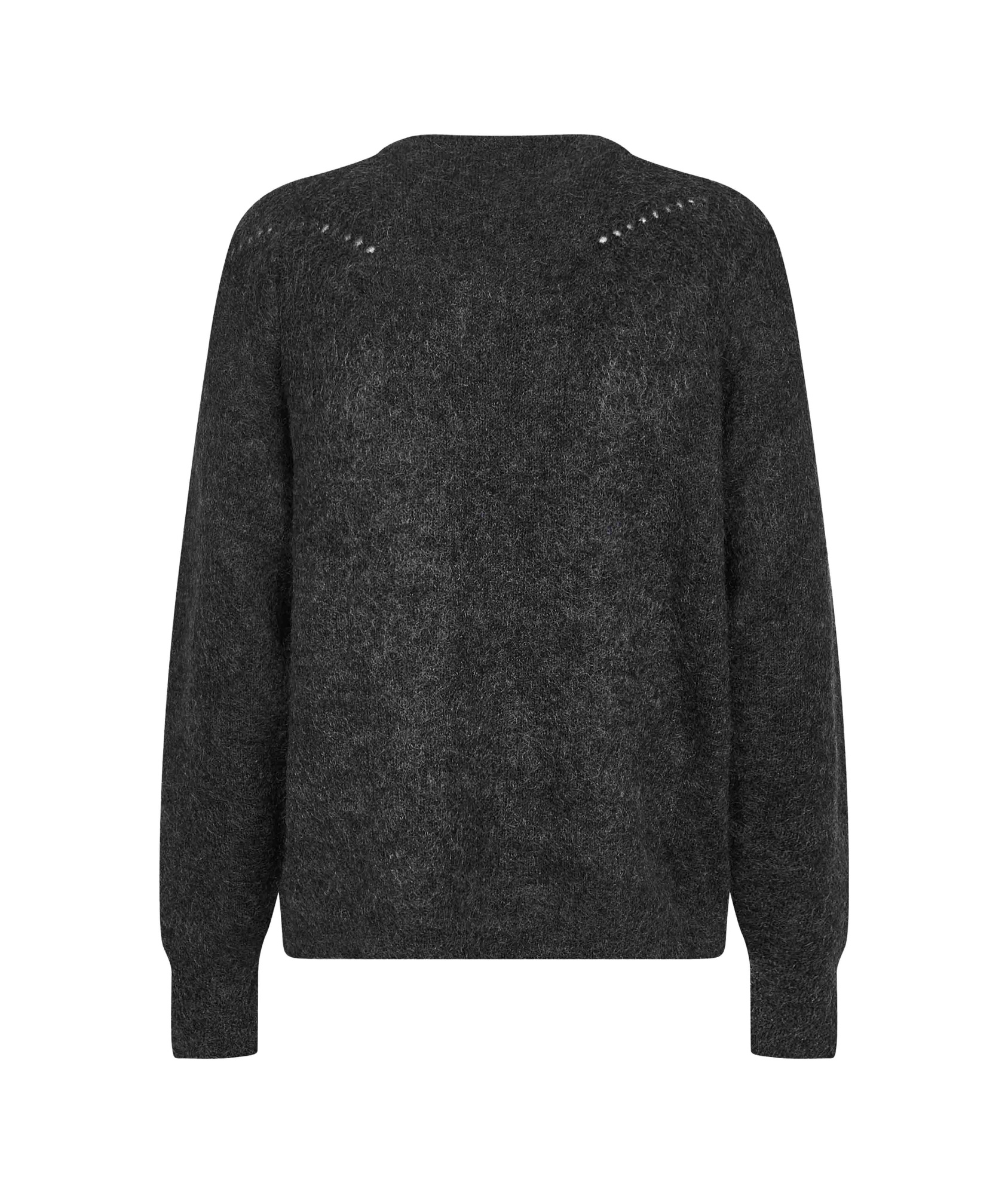Roa Long-sleeved Sweater In Gray