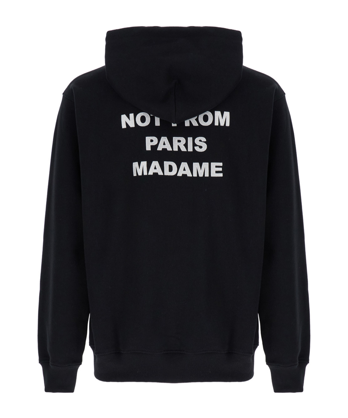 Drôle De Monsieur Le Hoodie Slogan Sweatshirt In Black