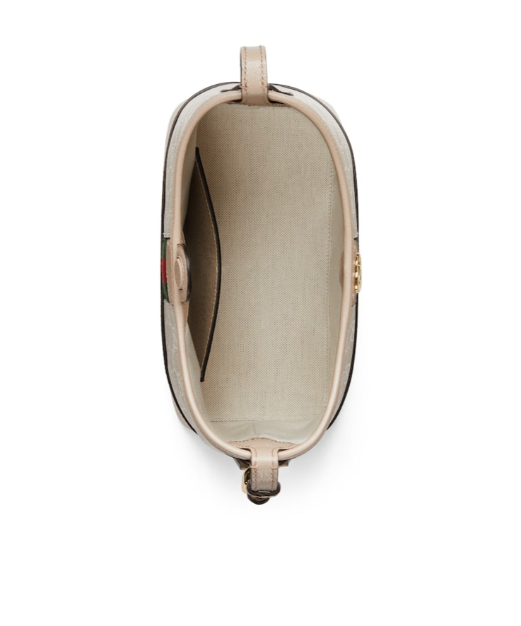 Gucci Ophidia Gg Small Shoulder Bag In White