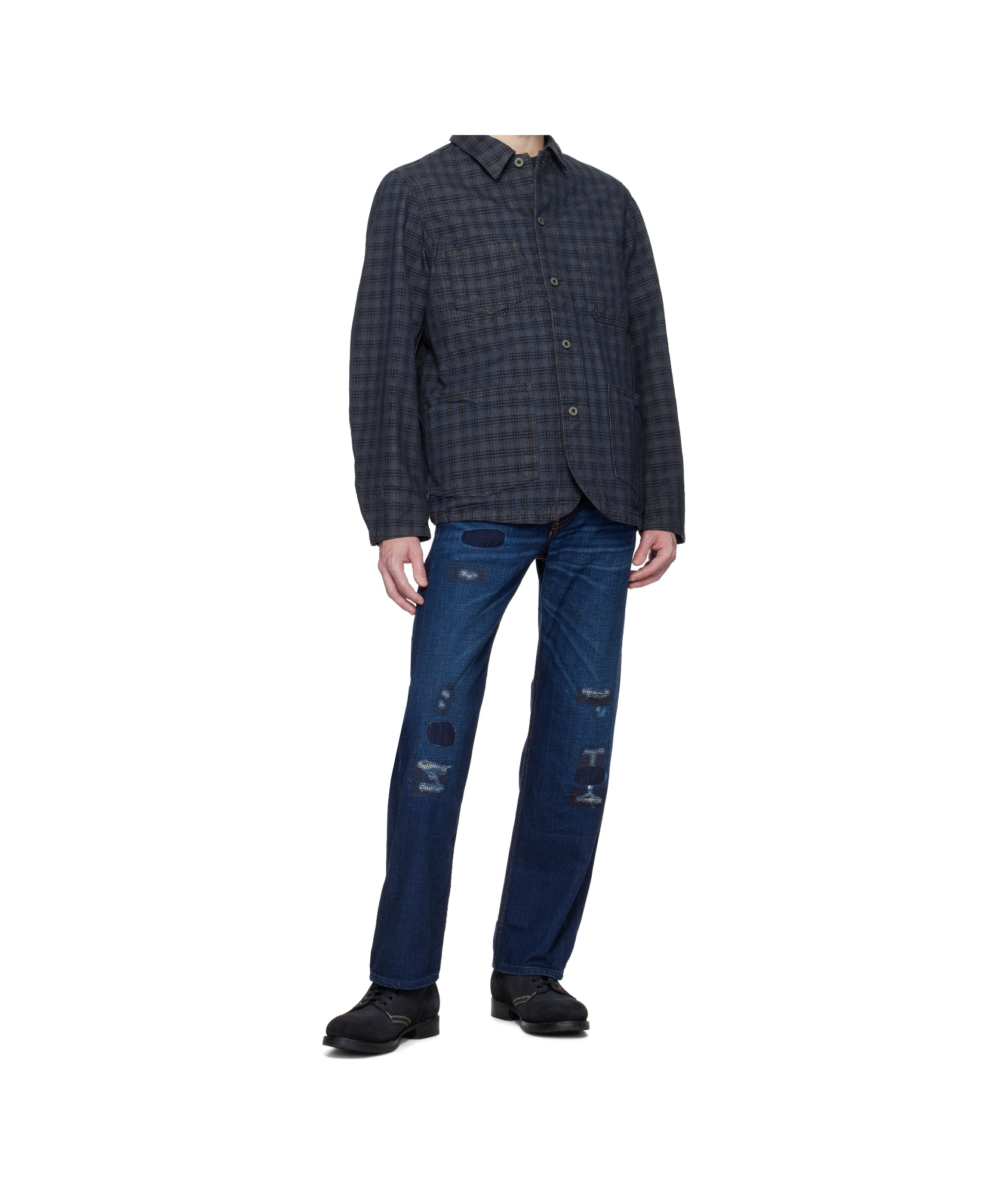 Rrl Vintage 5-pocket Keating Jeans In Blue