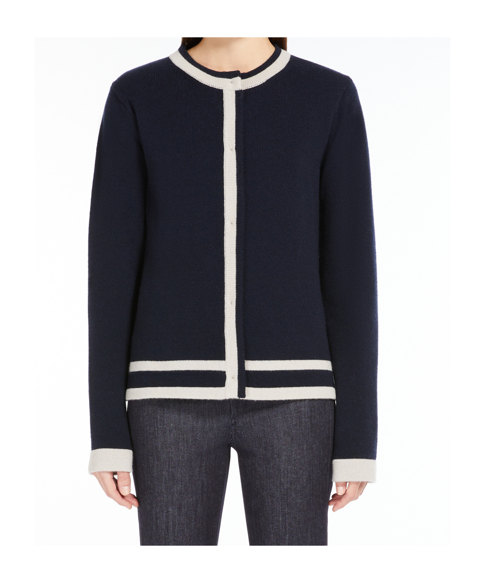 MAX MARA WOOL CASHMERE KNITTED CARDIGAN 