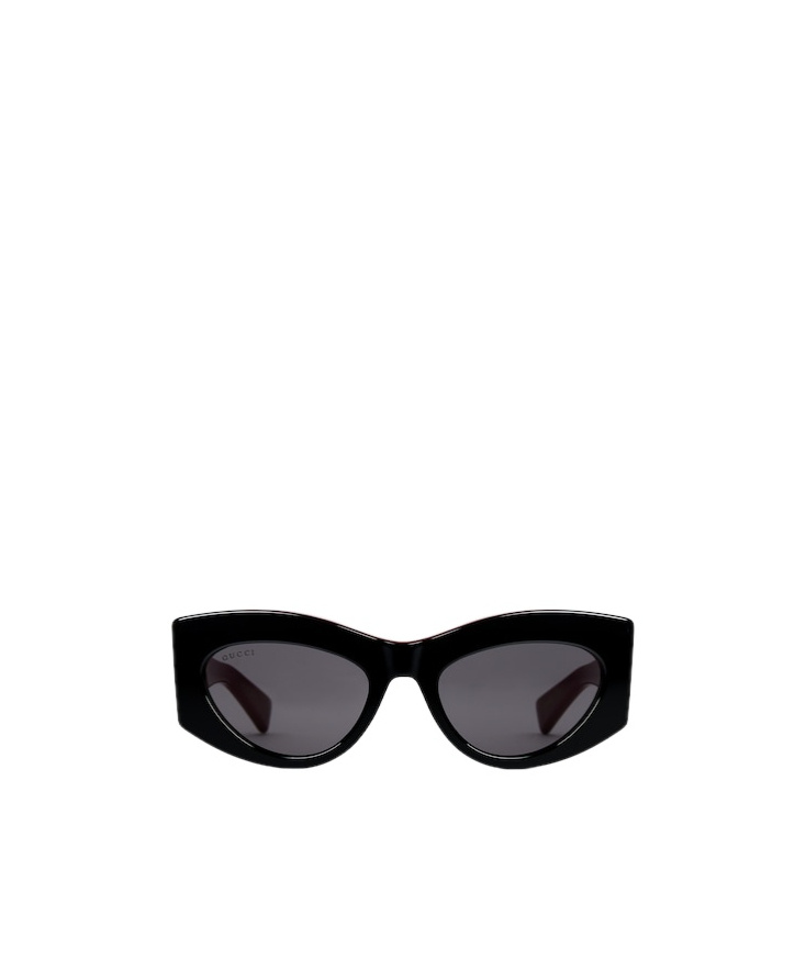Gucci Cat-eye Frame Sunglasses In Black