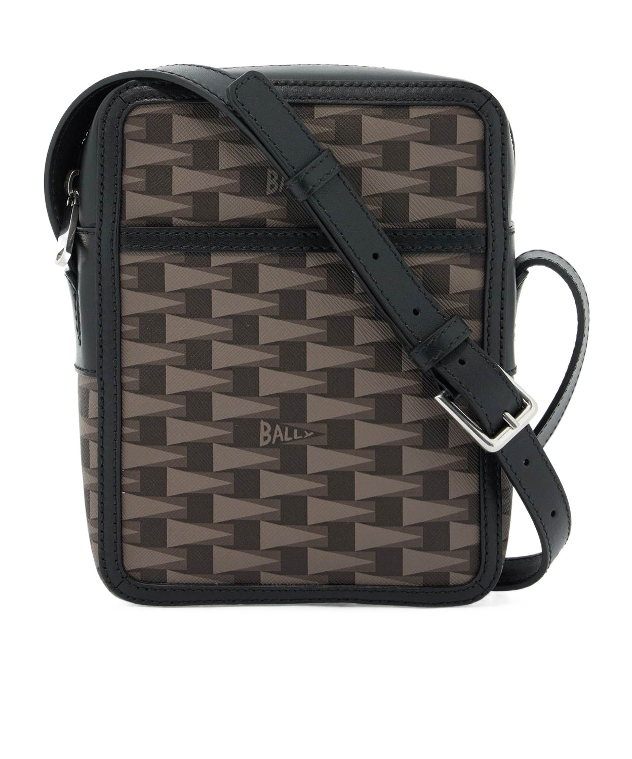 Bally Zippered Shoulder Bag In Black