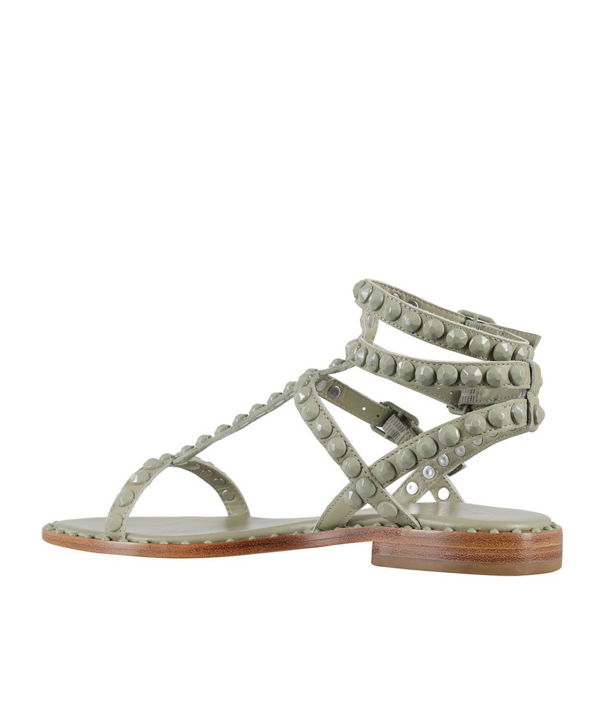 Ash Playbis Embellished Sandals In Nude