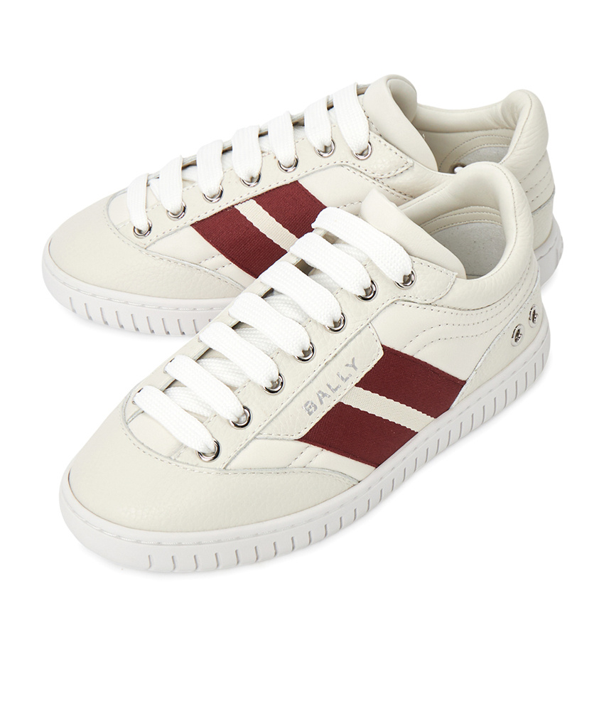 Bally Laced Sneakers In White