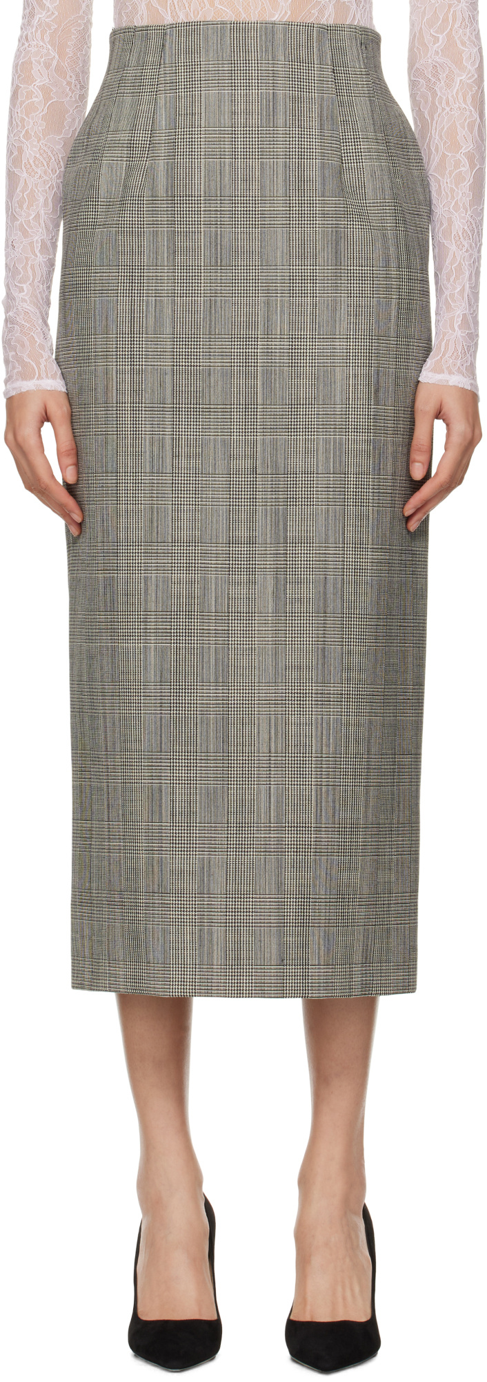 Wardrobe.nyc Contour Midi Skirt