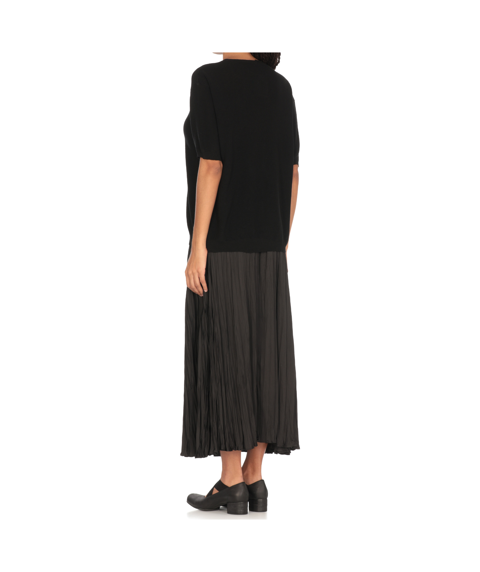 Shop Uma Wang Fringe Sweater In Black