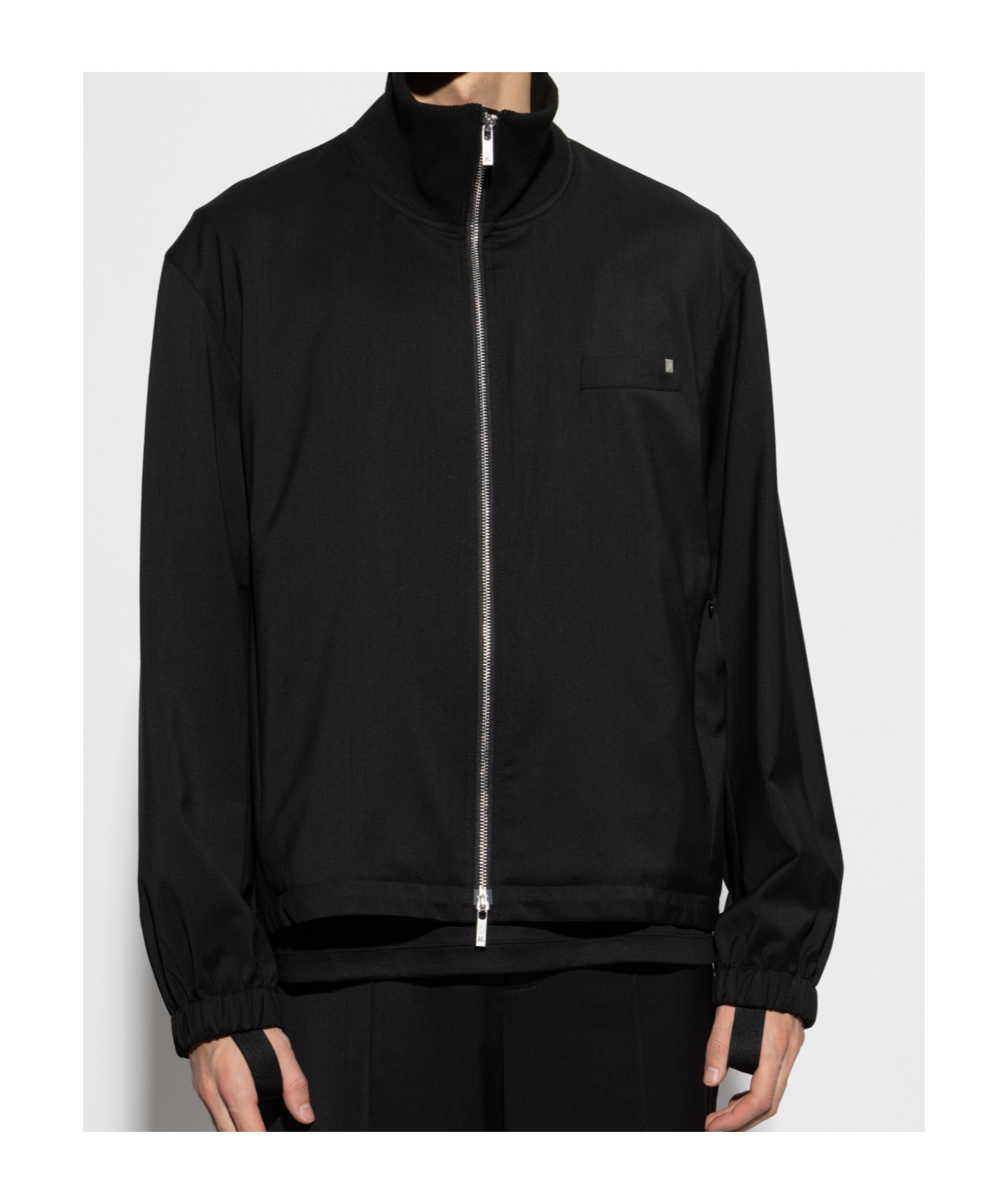 Helmut Lang Long-sleeved Casual Jacket In Black