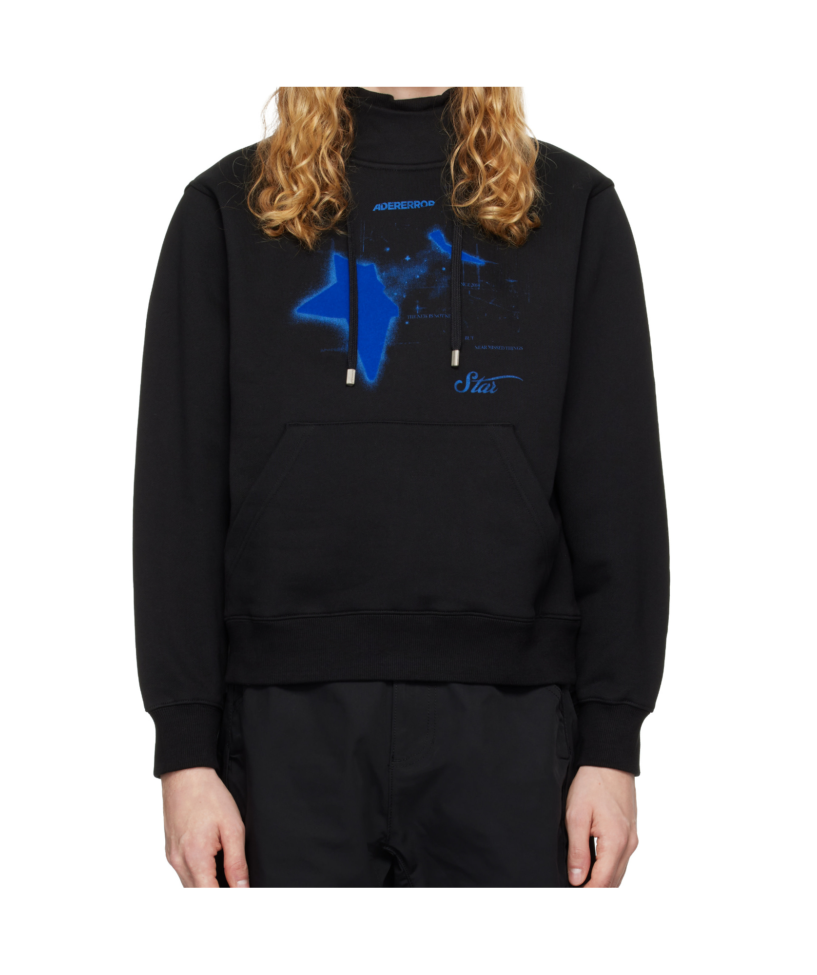 Ader Error Hooded Sweater In Black