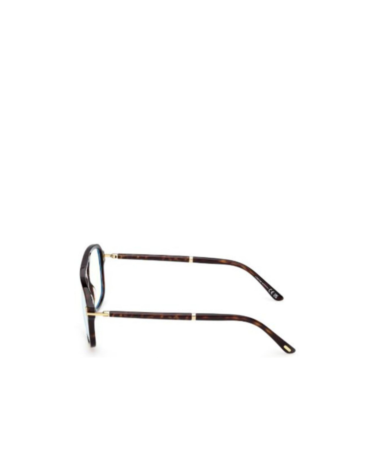 Tom Ford Geometric Frame Plain Mirror In Brown