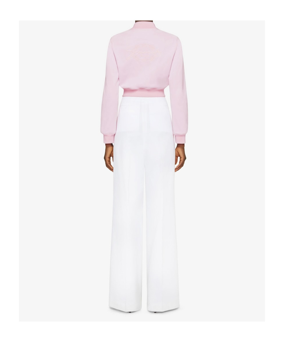 Givenchy Blouson With Back Embroidery In Pink