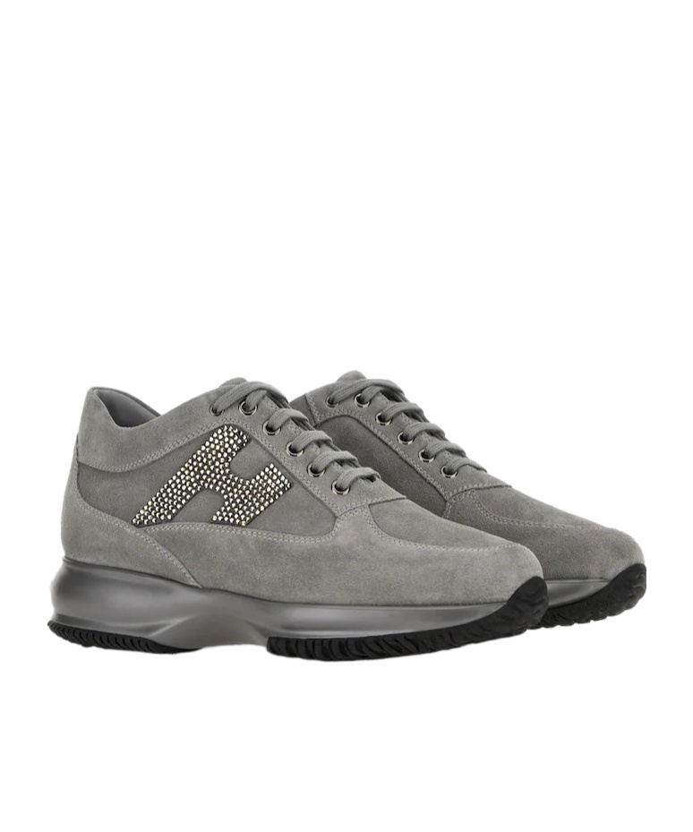 Hogan Interactive Sneakers In Gray
