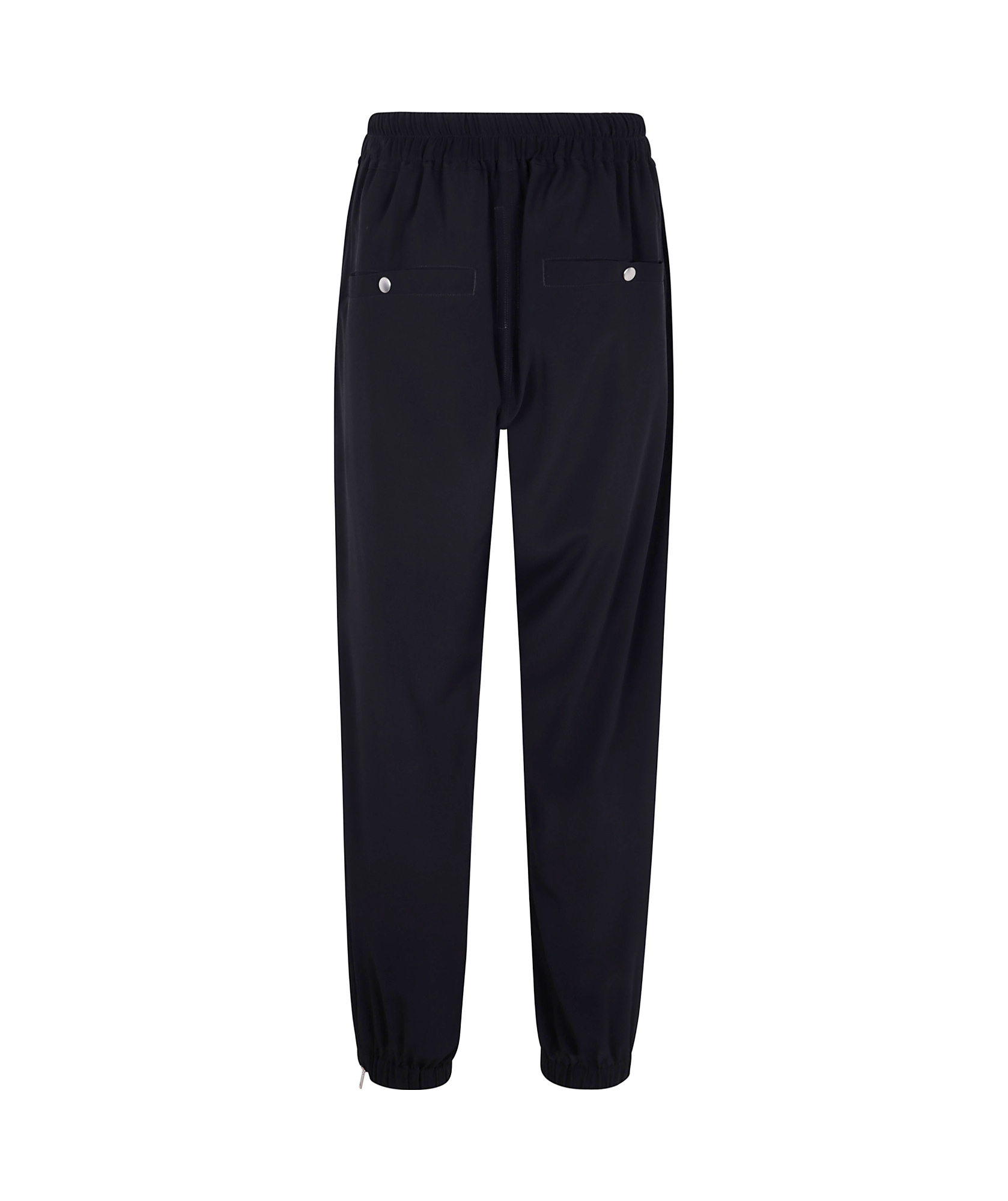Rick Owens Crepe Track Pants In Black
