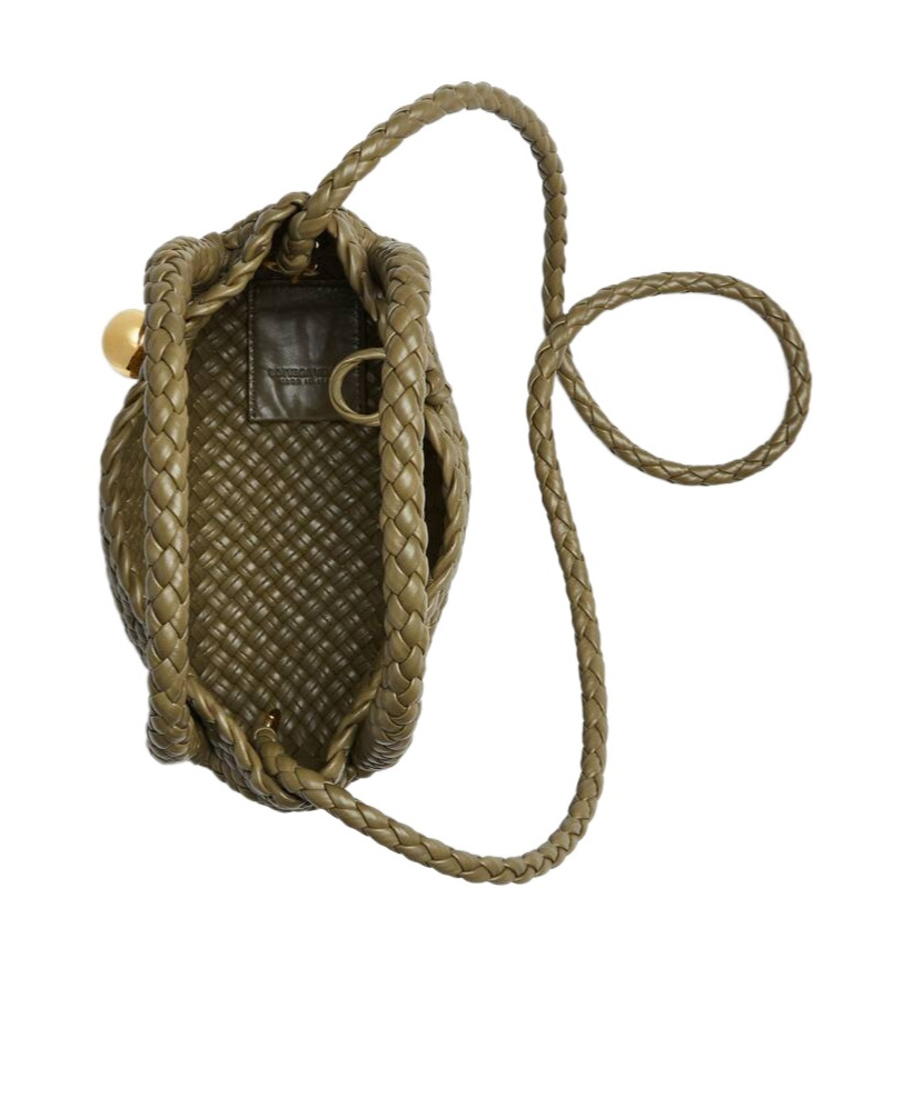 Bottega Veneta Small Flip Shoulder Bag In Algae