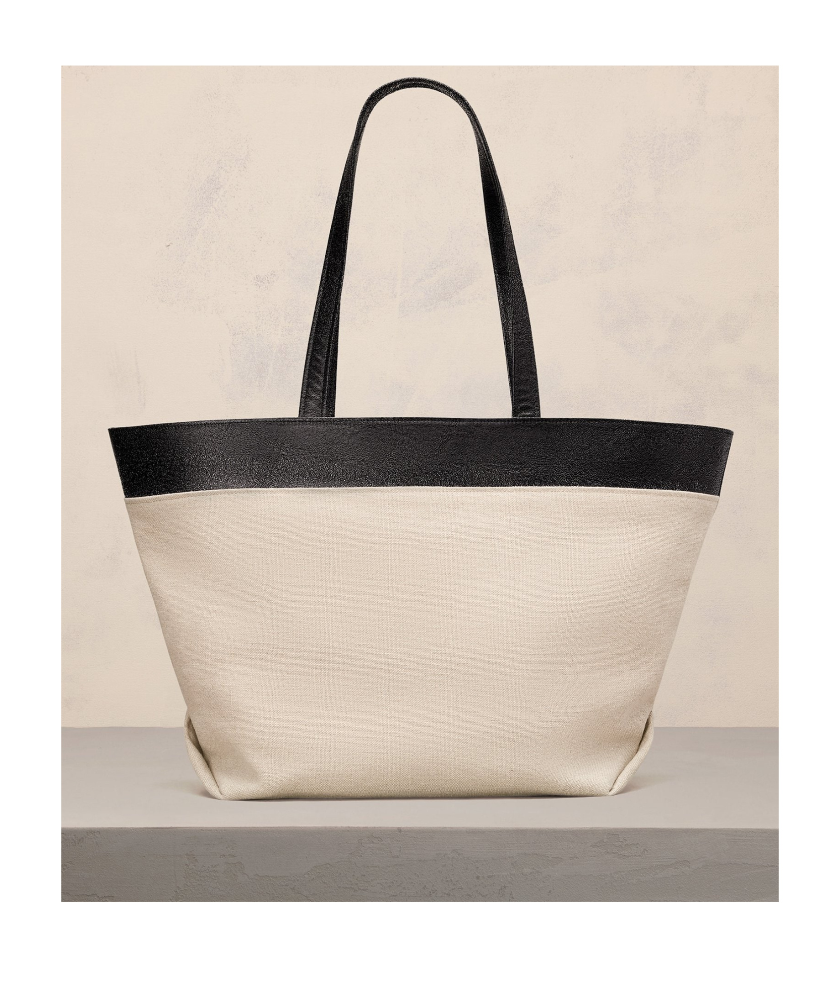 Shop Ami Alexandre Mattiussi Ami Logo Plaque Tote Bag In Nude