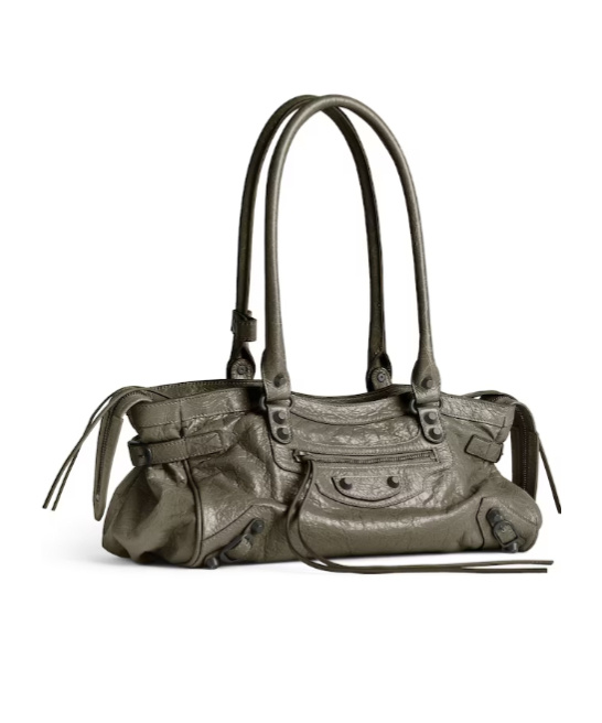 Balenciaga Women's Le City Bag East-west In Army Green In Green
