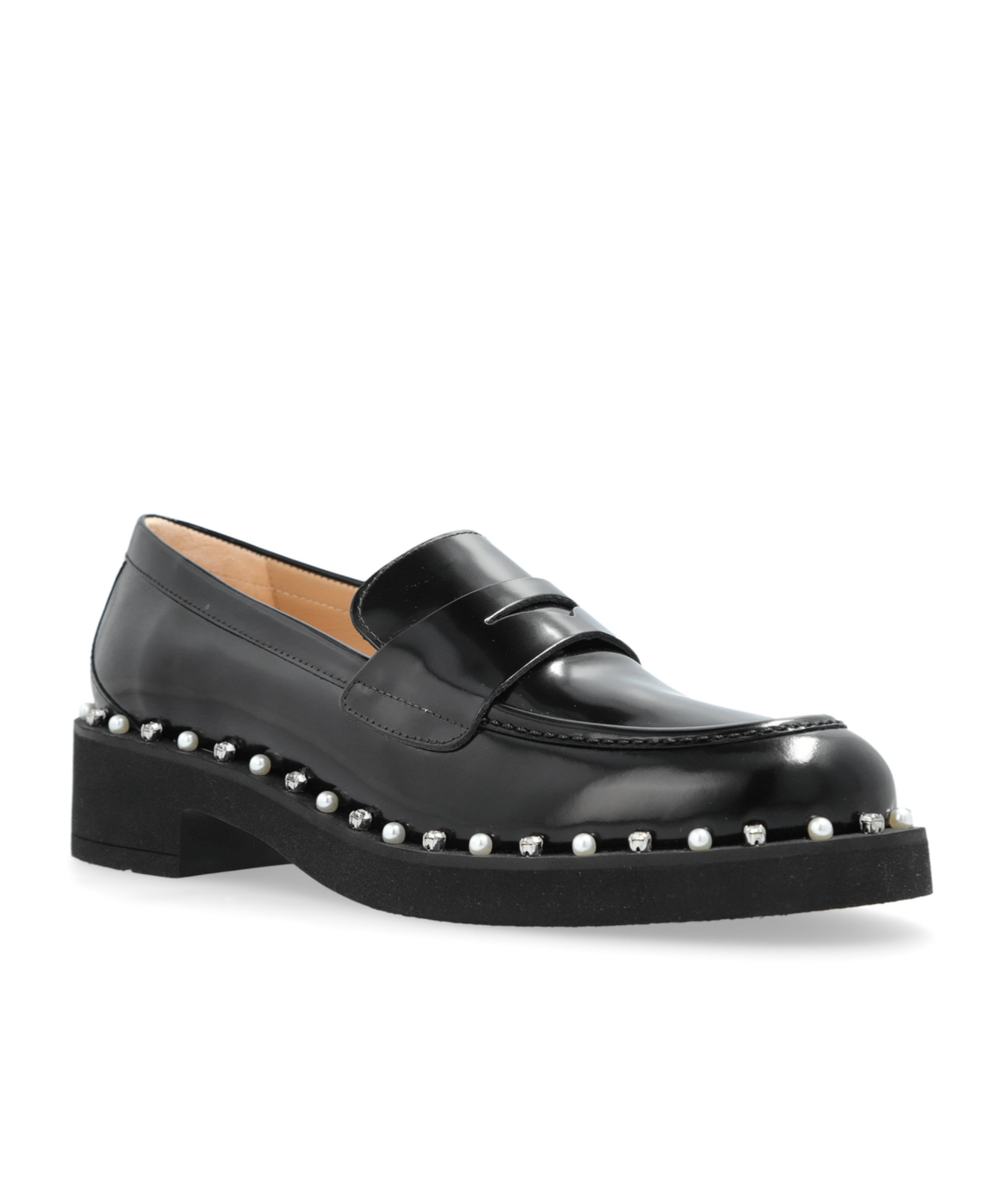 Stuart Weitzman Reverie Loafers In Black