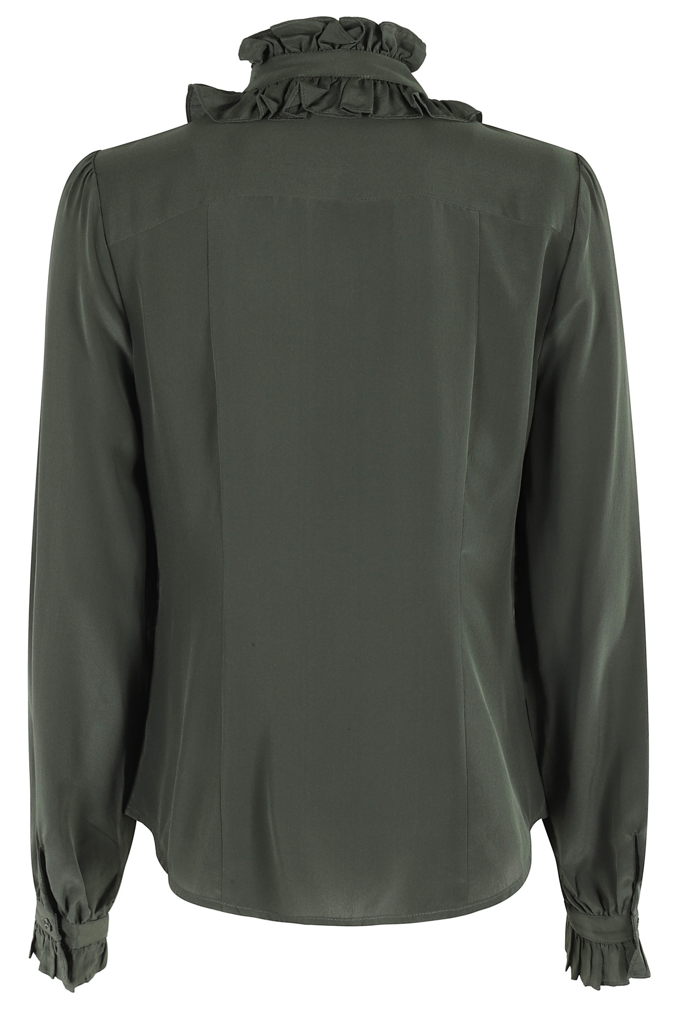 Ulla Johnson Long-sleeved Button-front Shirt In Black