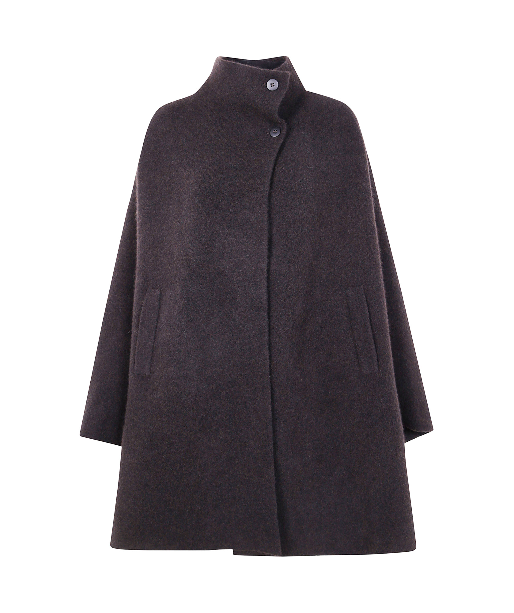 Boboutic Double Breasted Coat In Brown