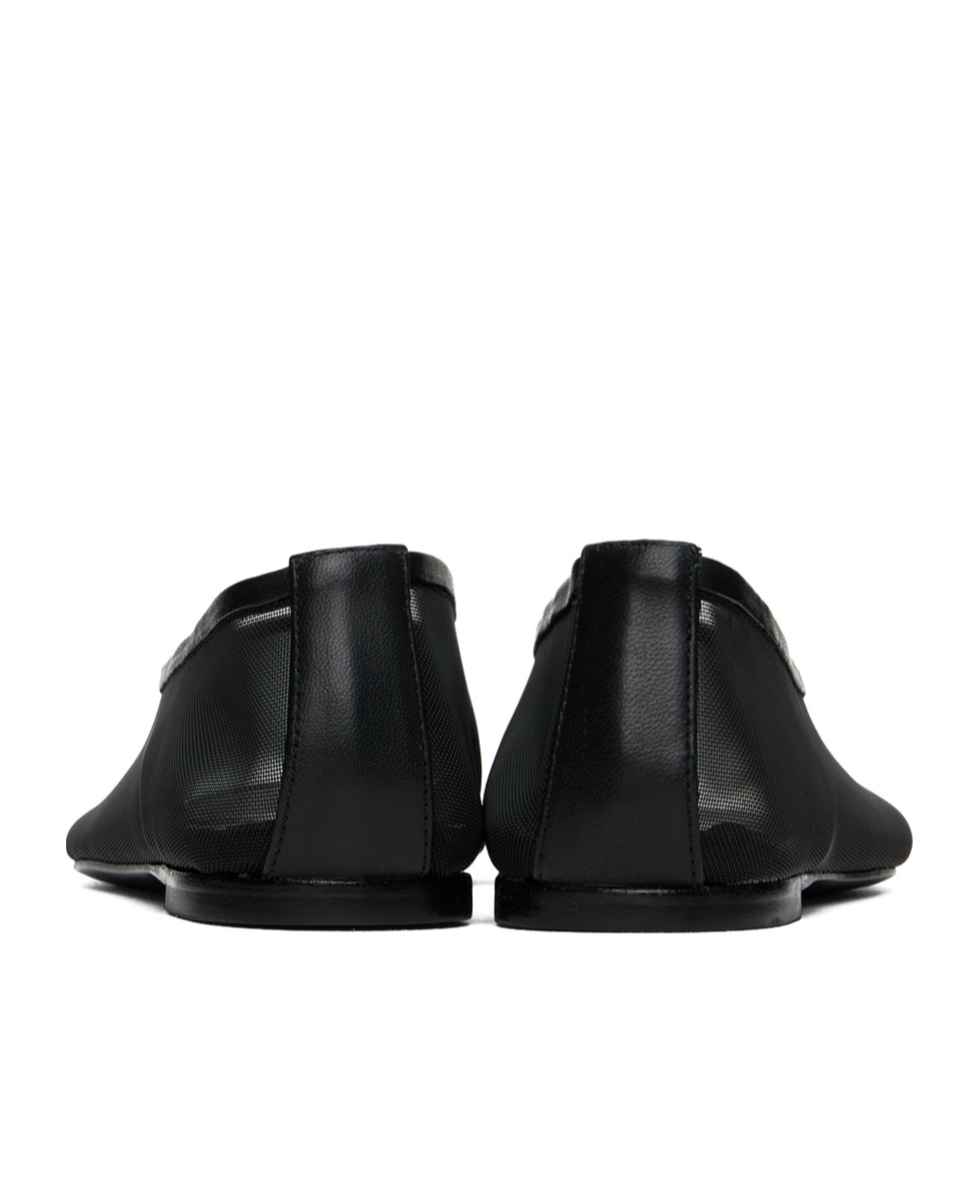 Staud Round Head Ballet Shoes In Black