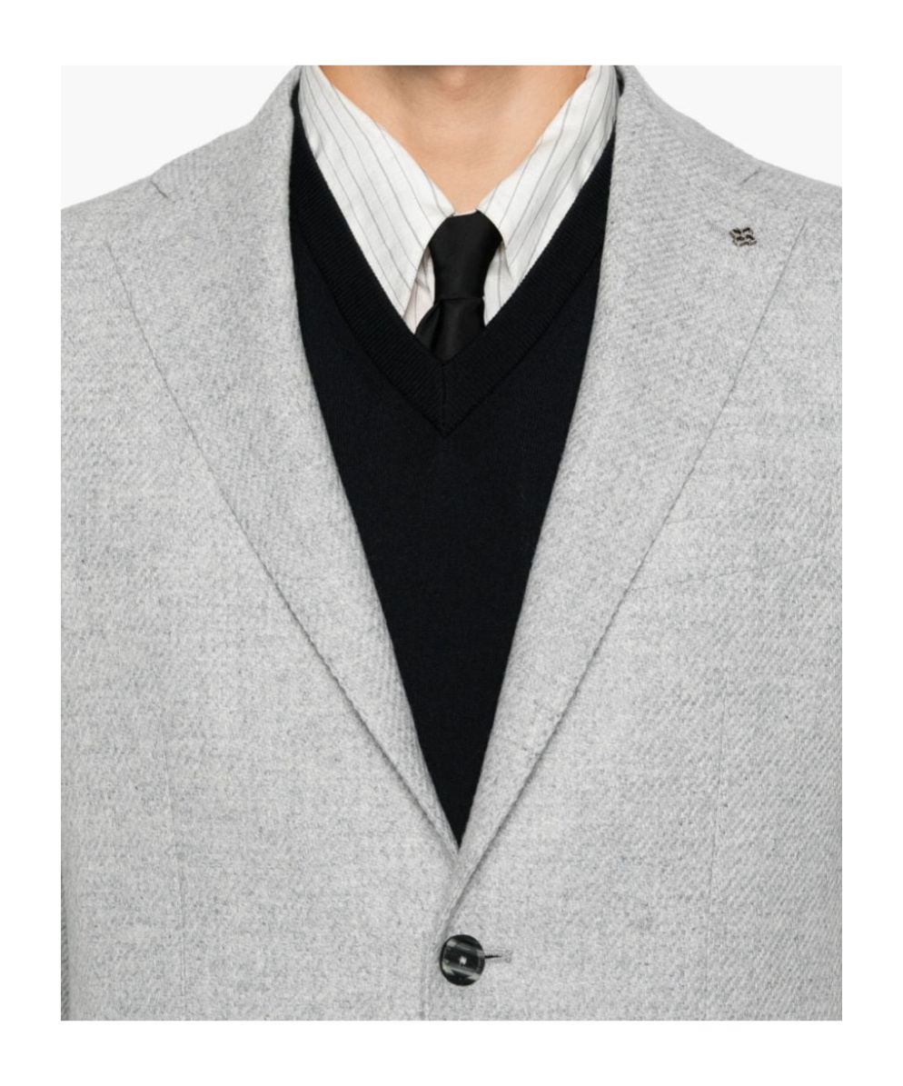Tagliatore Jackets In Gray