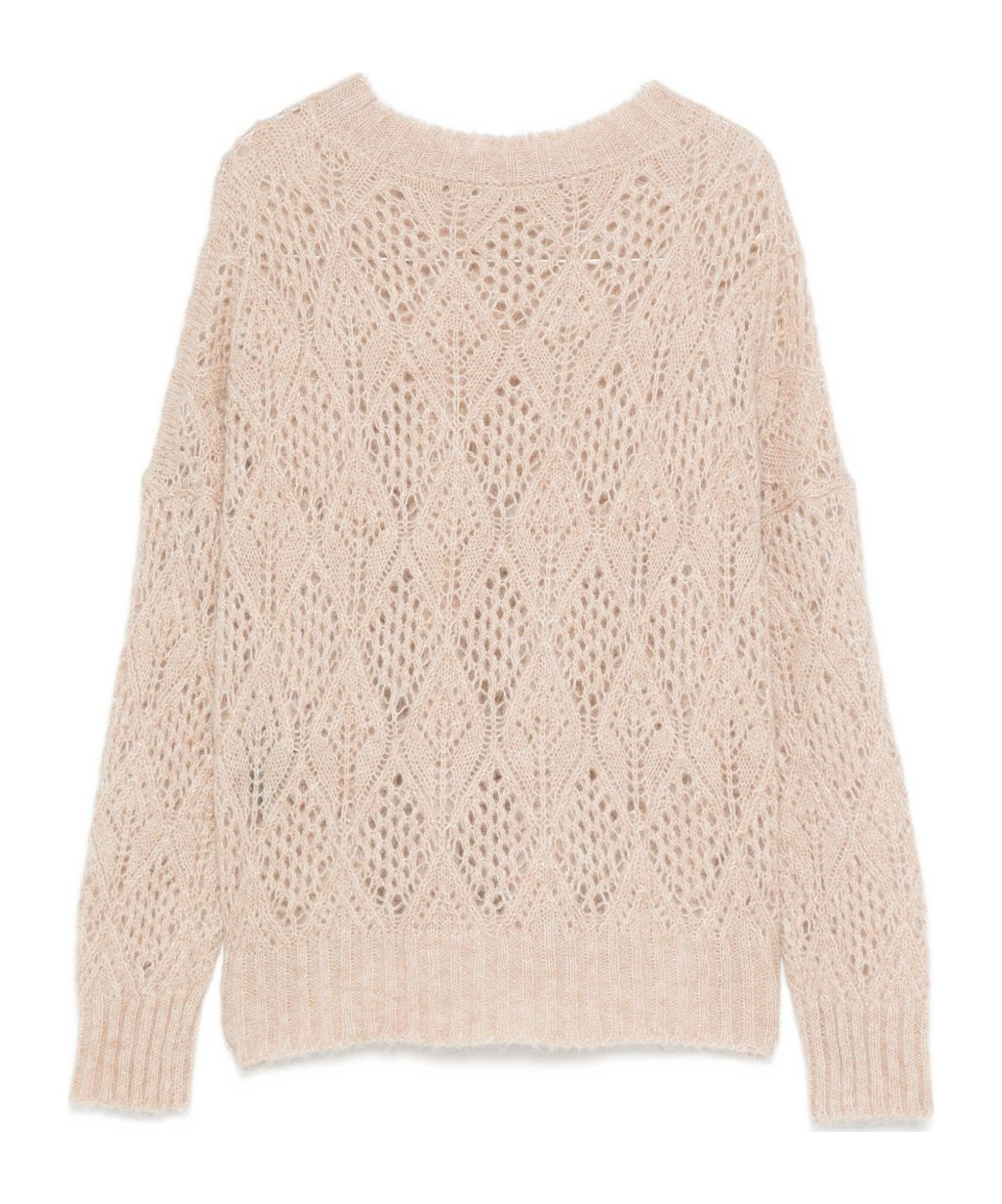 D Exterior Soft Knit Sweater In Classic Beige Tone In Multi