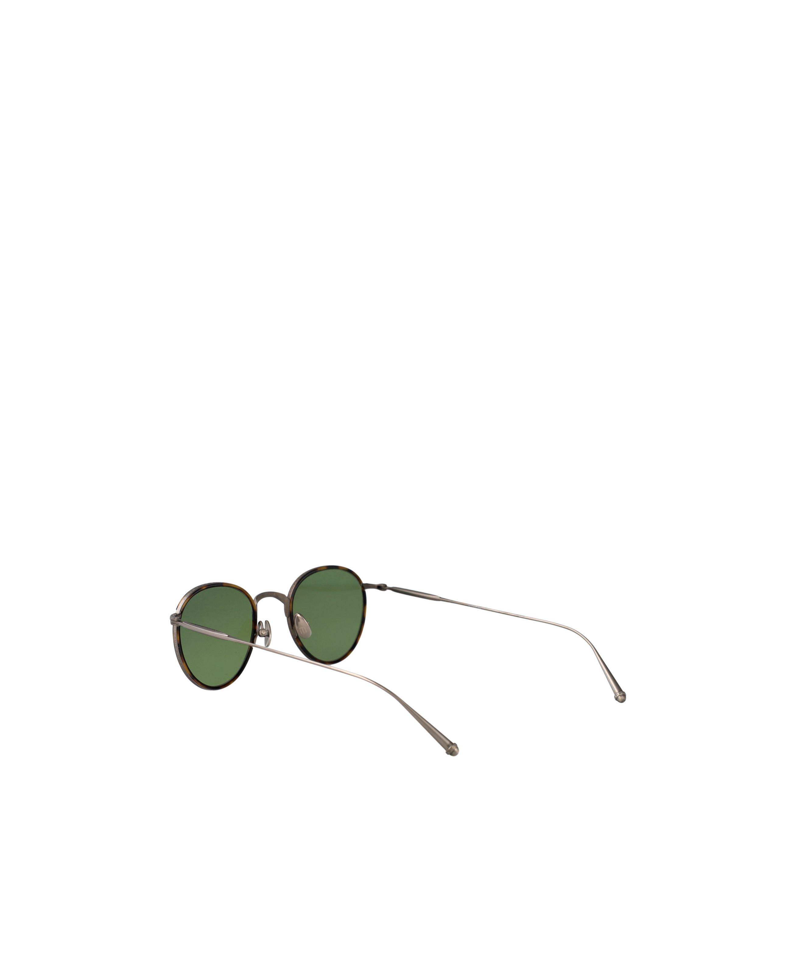 Matsuda Round Frame Sunglasses In Green