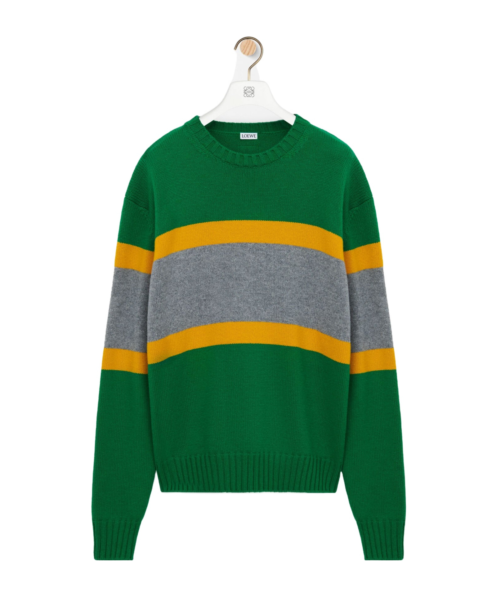 Loewe Sweater In Wool In Green