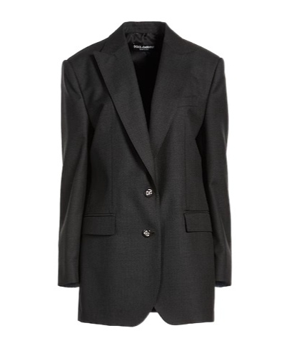 Dolce & Gabbana Minimalist Singlebreasted Blazer In Black