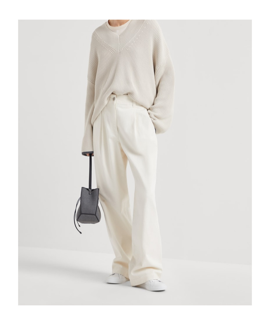 Brunello Cucinelli Top In White