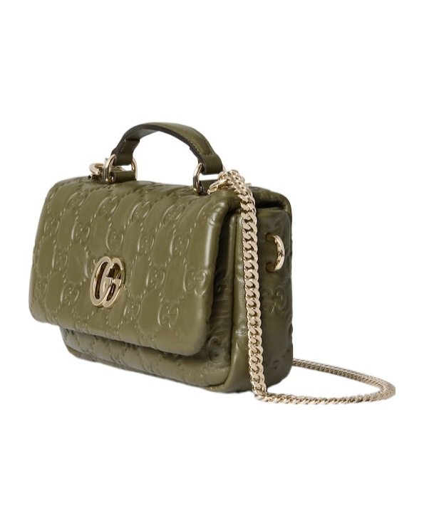 Gucci Gg Milano Series Mini Shoulder Backpack In Green