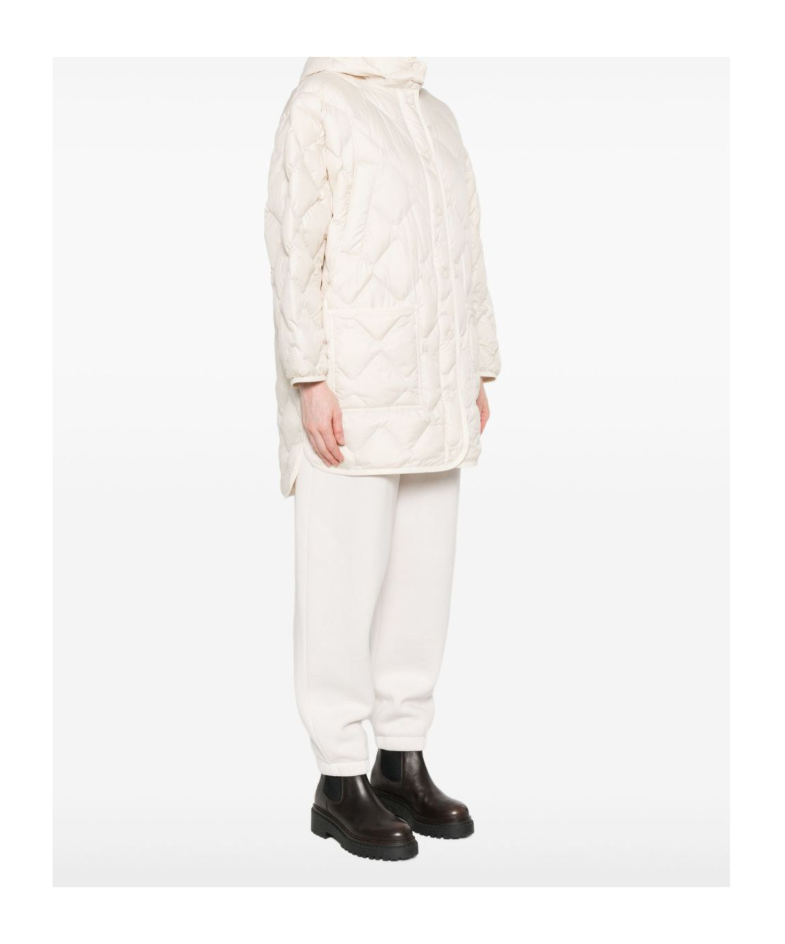 Woolrich Ivory Parka In White