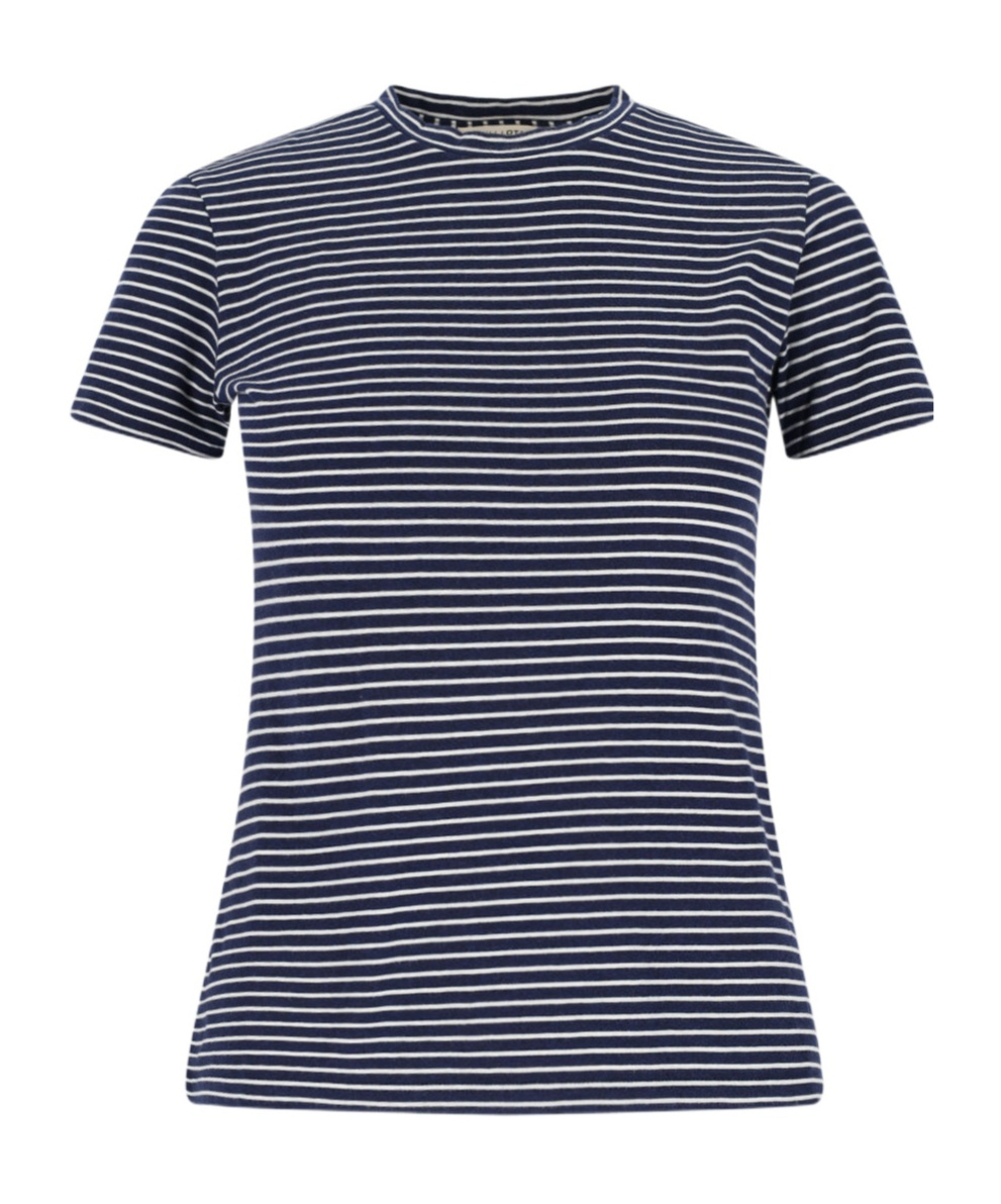 Shop Nili Lotan Striped Graphic T-shirt